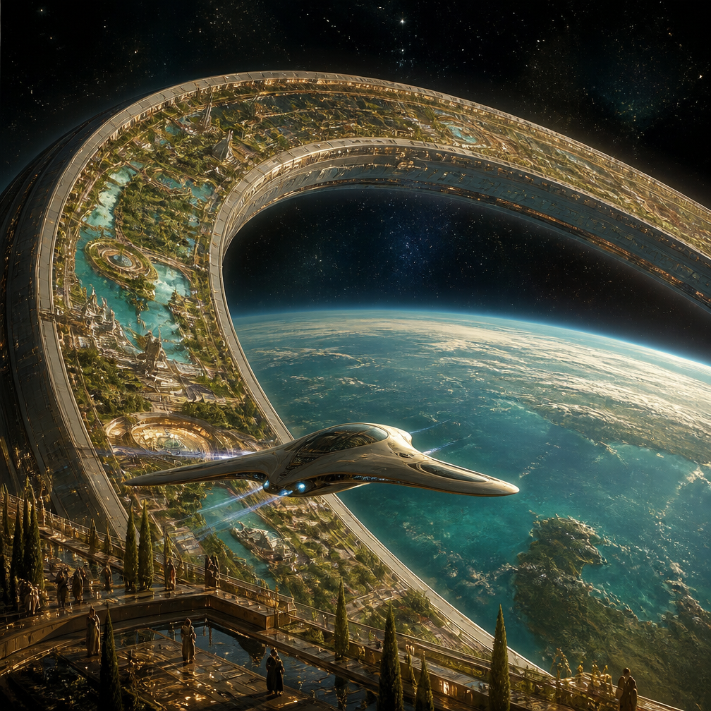 Cover art for The Shape of an Argument 0.04, a science fiction world on Voyage