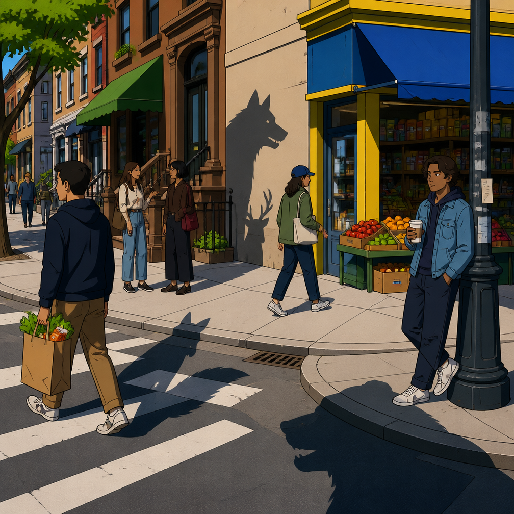 Cover art for Beasts of the Borough, a shifter world on Voyage