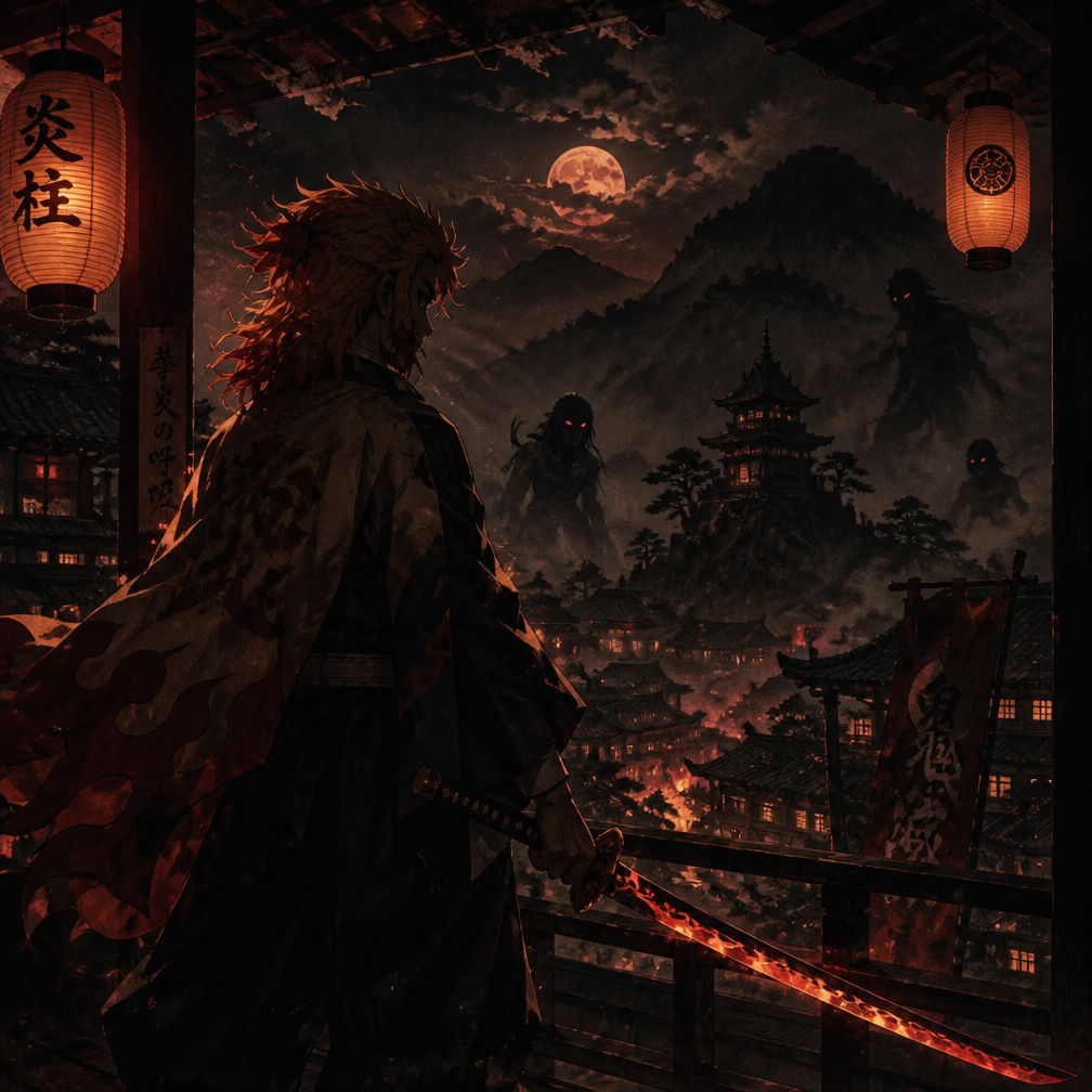 Cover art for The Ember Sword, a demon-slayer world on Voyage