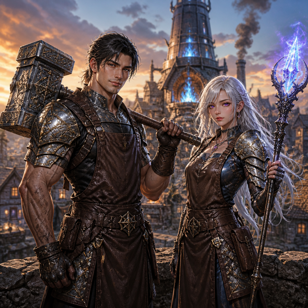 Cover art for Forge of Destiny, a fantasy world on Voyage