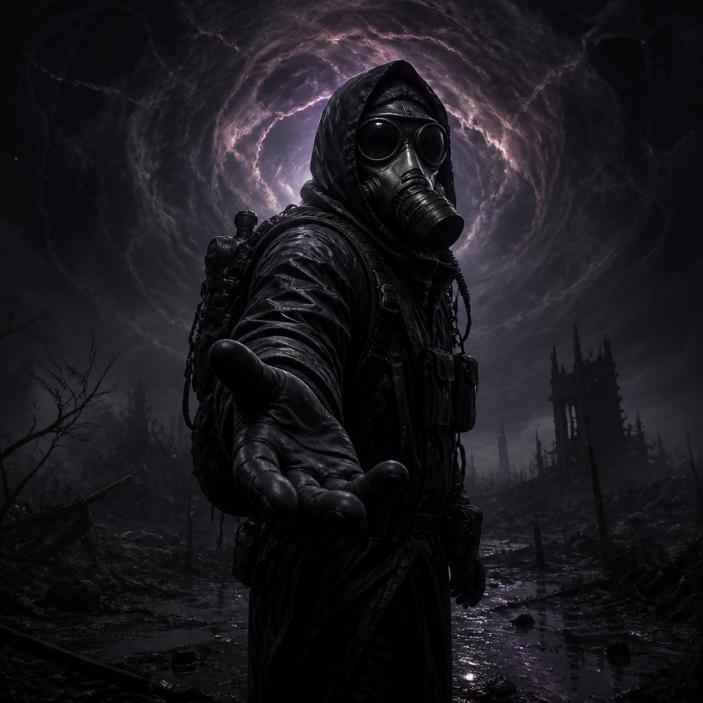 Cover art for Perezapusk 2043, a post-apocalyptic world on Voyage