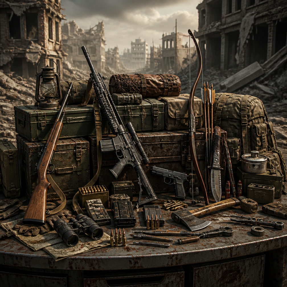 Cover art for Wasteland Supply Cache, a post-apocalyptic mod on Voyage