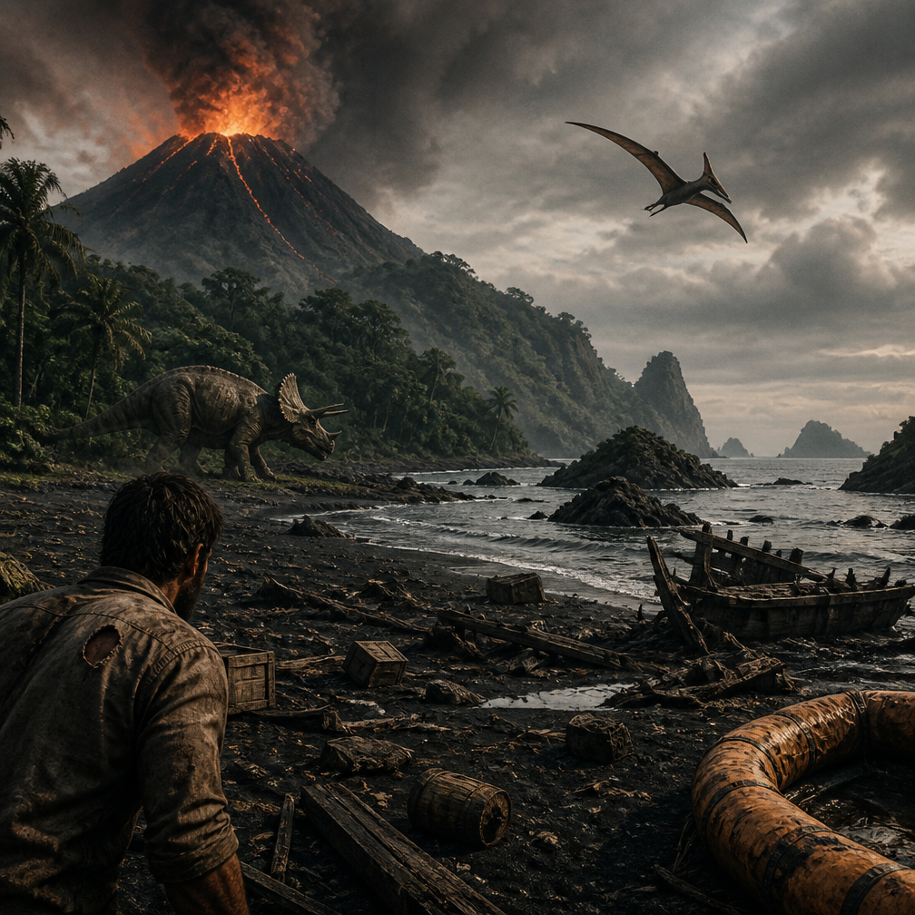 Cover art for The Emberchain, a survival world on Voyage