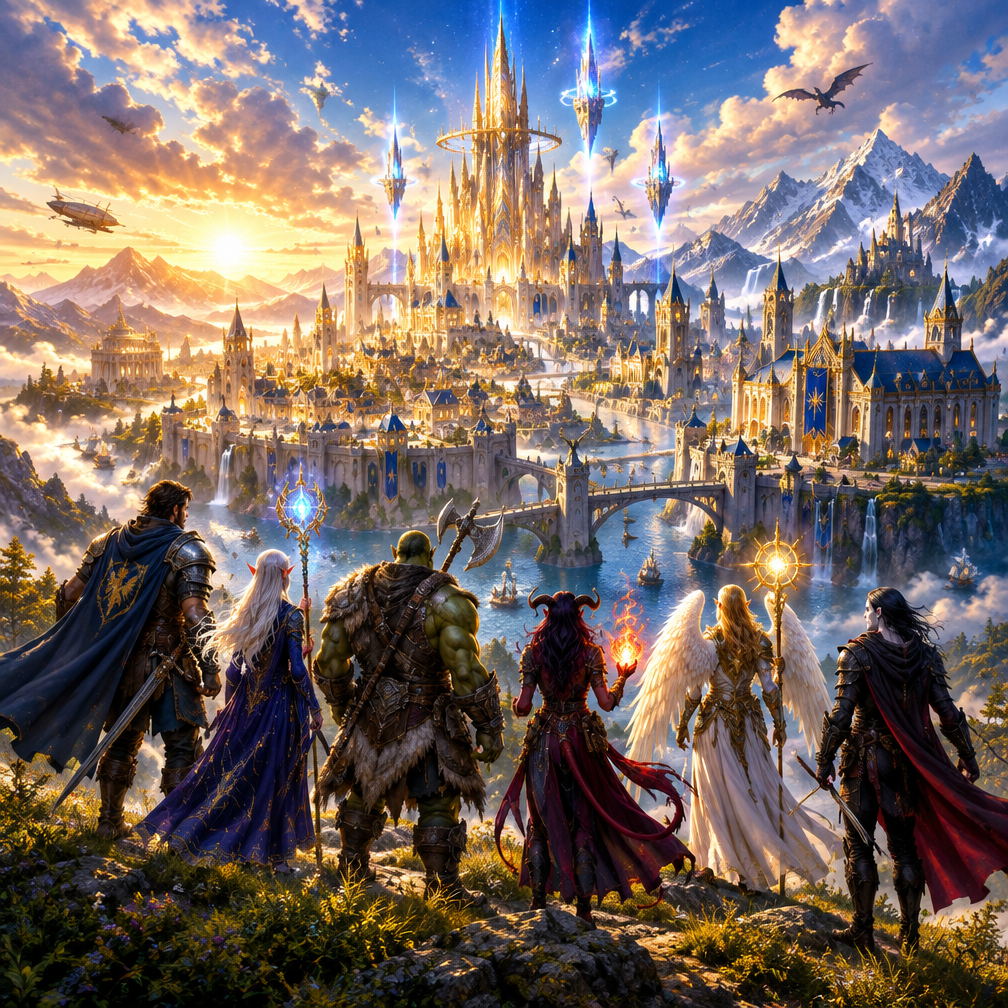 Cover art for Aurelion: Rise of the F-Rank Adventurer, an adventure world on Voyage