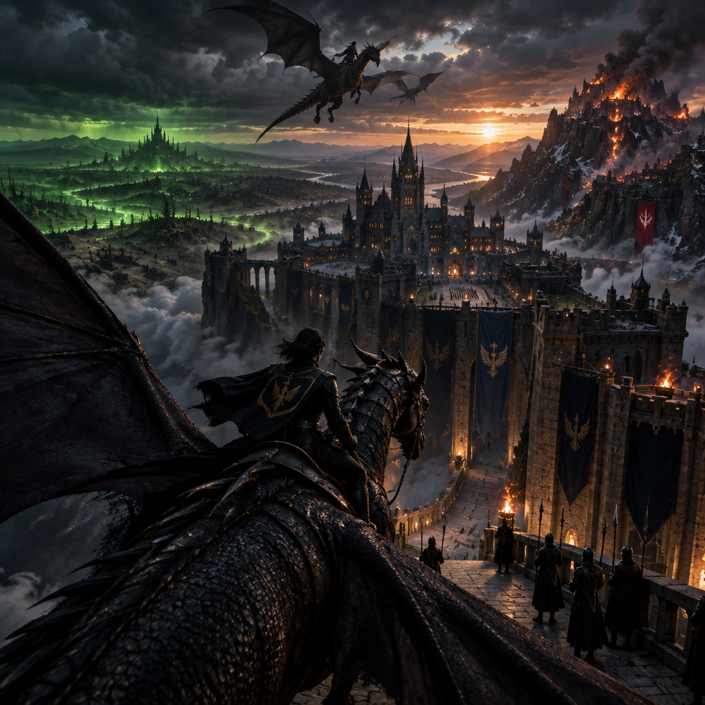 Cover art for The Empyrean at War, a the empyrean world on Voyage