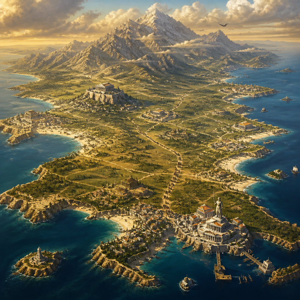 Cover art for Ctares, a fantasy world on Voyage