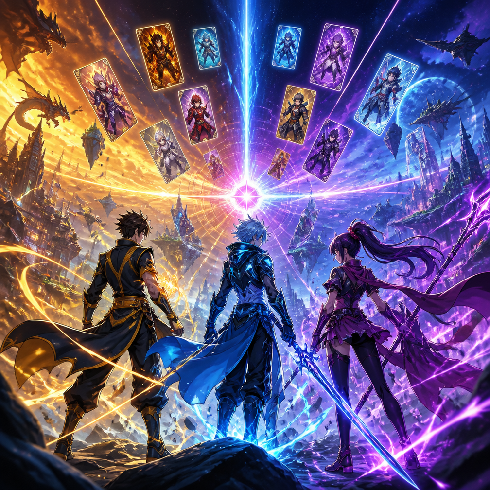 Cover art for Anime Ascension, an anime world on Voyage
