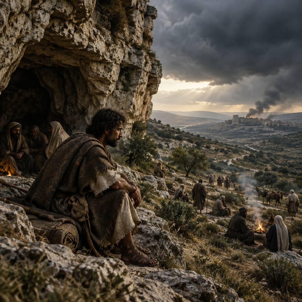 Cover art for Adullam: Judea in Ruin, a biblical world on Voyage