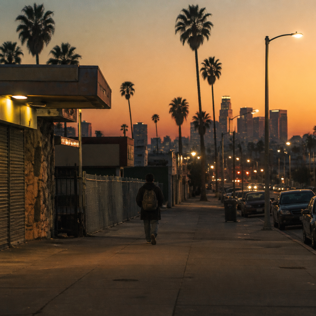 Cover art for Los Angeles: 1987–2000, a los angeles world on Voyage