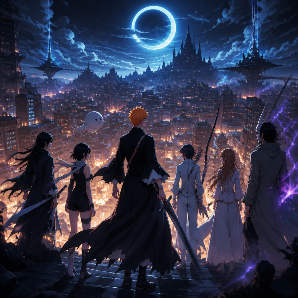 Cover art for Bleach: Echoes of the Hollow Moon, an anime world on Voyage