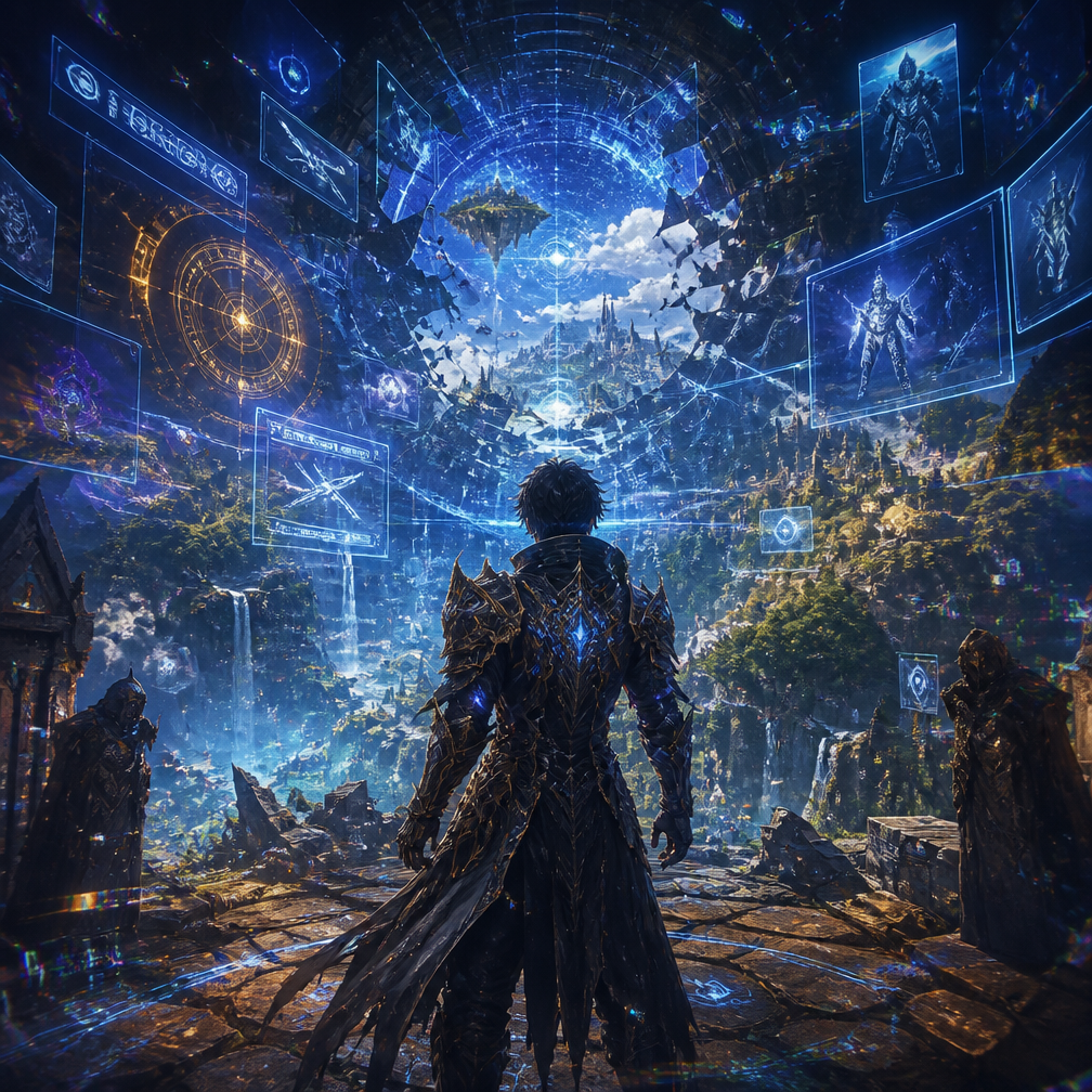 Cover art for Echora: The Last Login, a fantasy world on Voyage