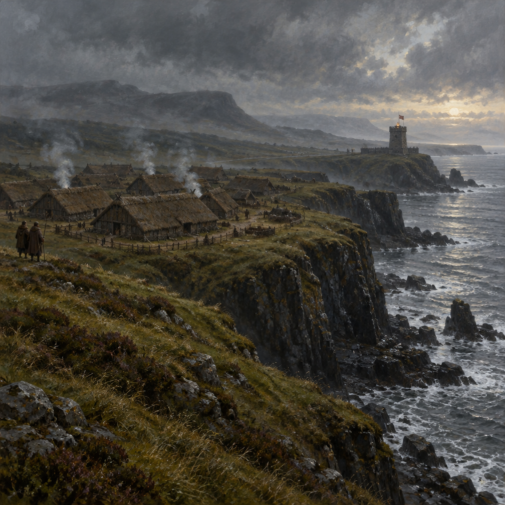 Cover art for The Shore Remembers, a historical world on Voyage