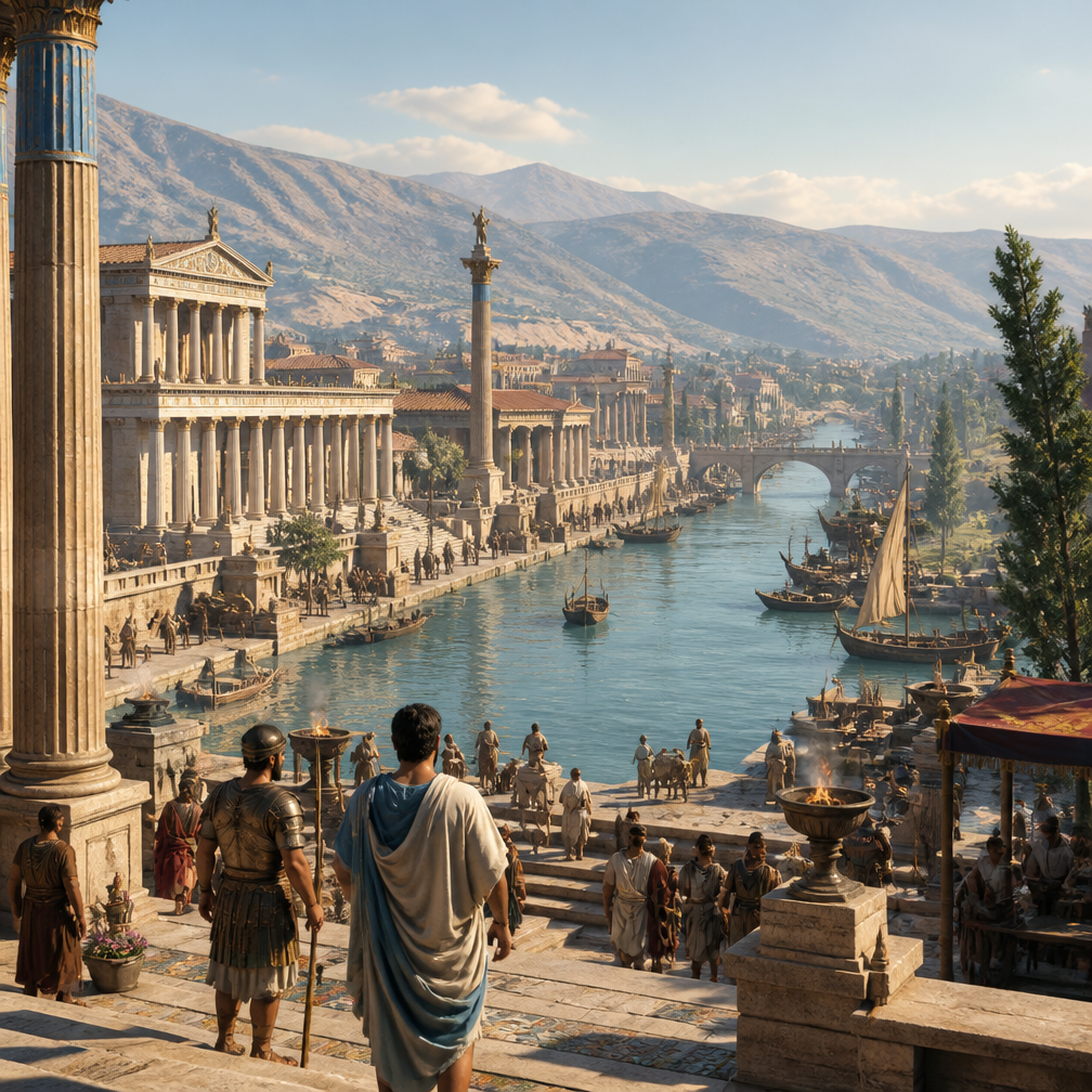 Cover art for The Roman Collision, a history world on Voyage