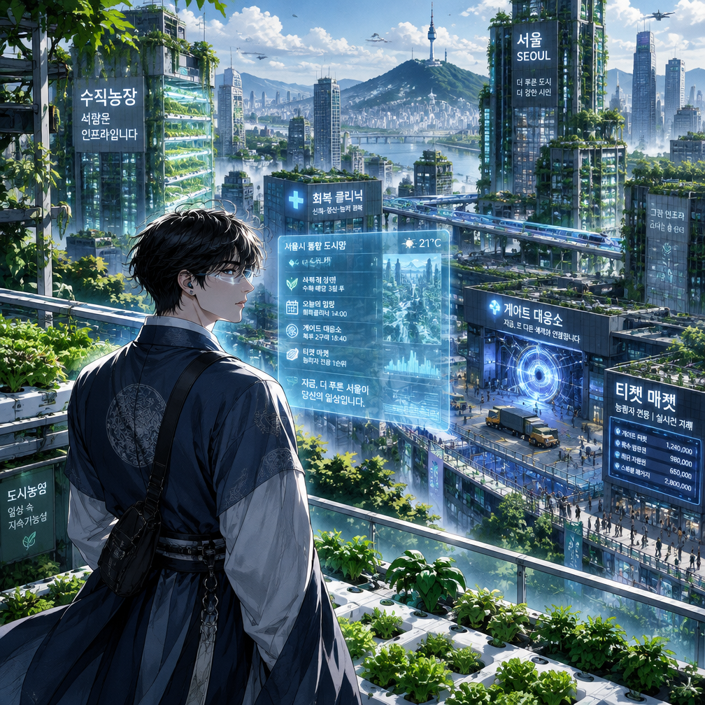 Cover art for Earth awakened while I was comatose!?, a korean webnovel world on Voyage