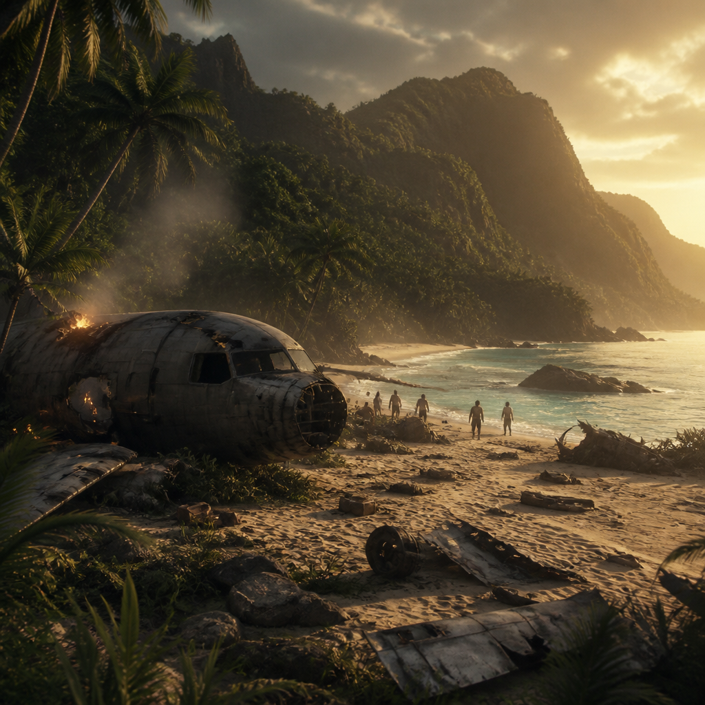 Cover art for Lost: The Island, a lost world on Voyage