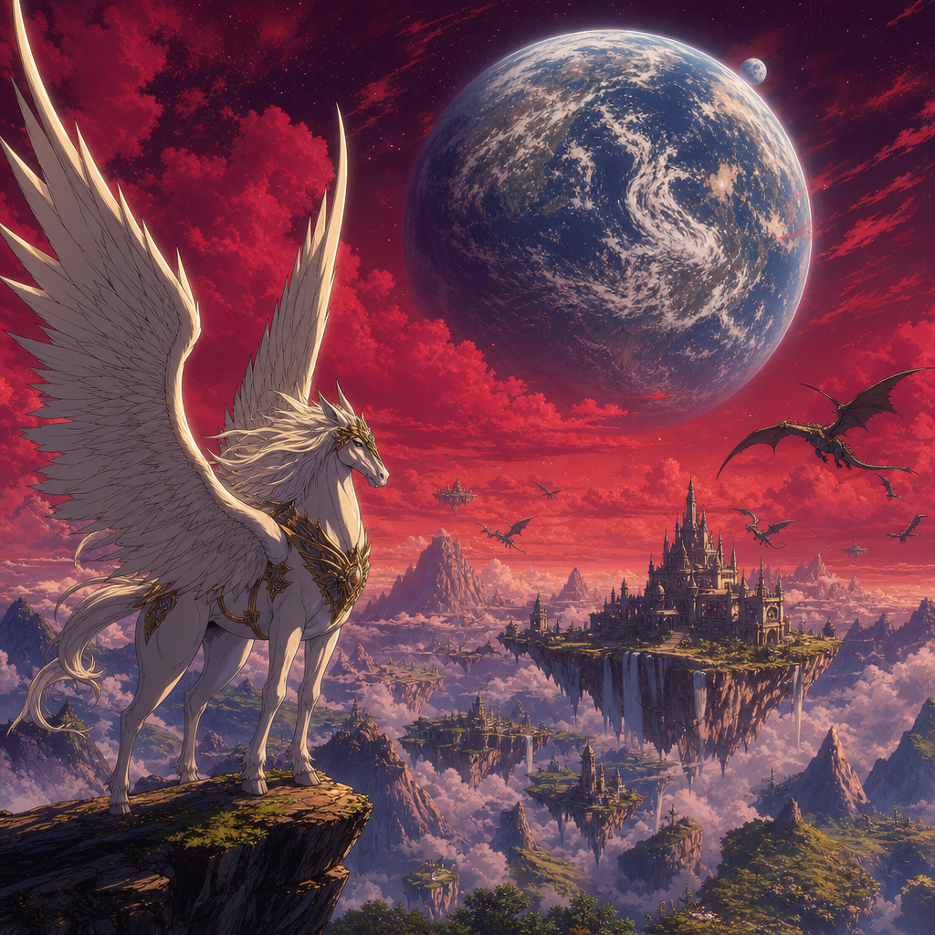 Cover art for Escaflowne Mystic Moon, a fantasy world on Voyage