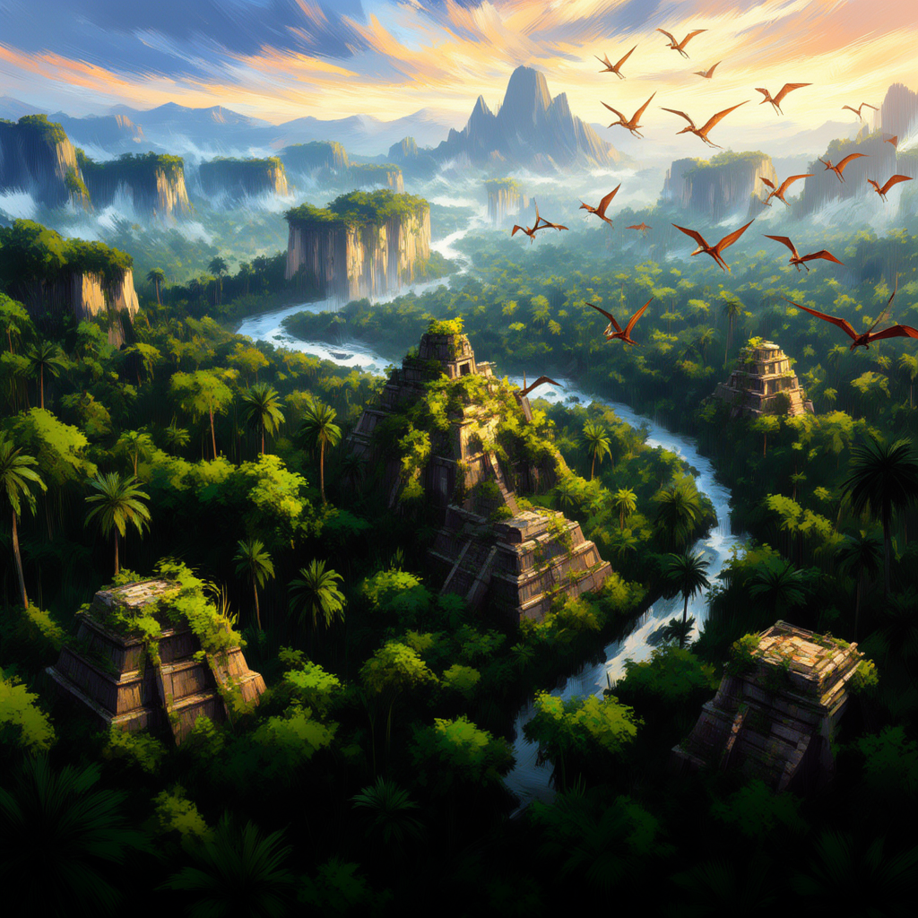 Cover art for Canyago, a pulp adventure world on Voyage