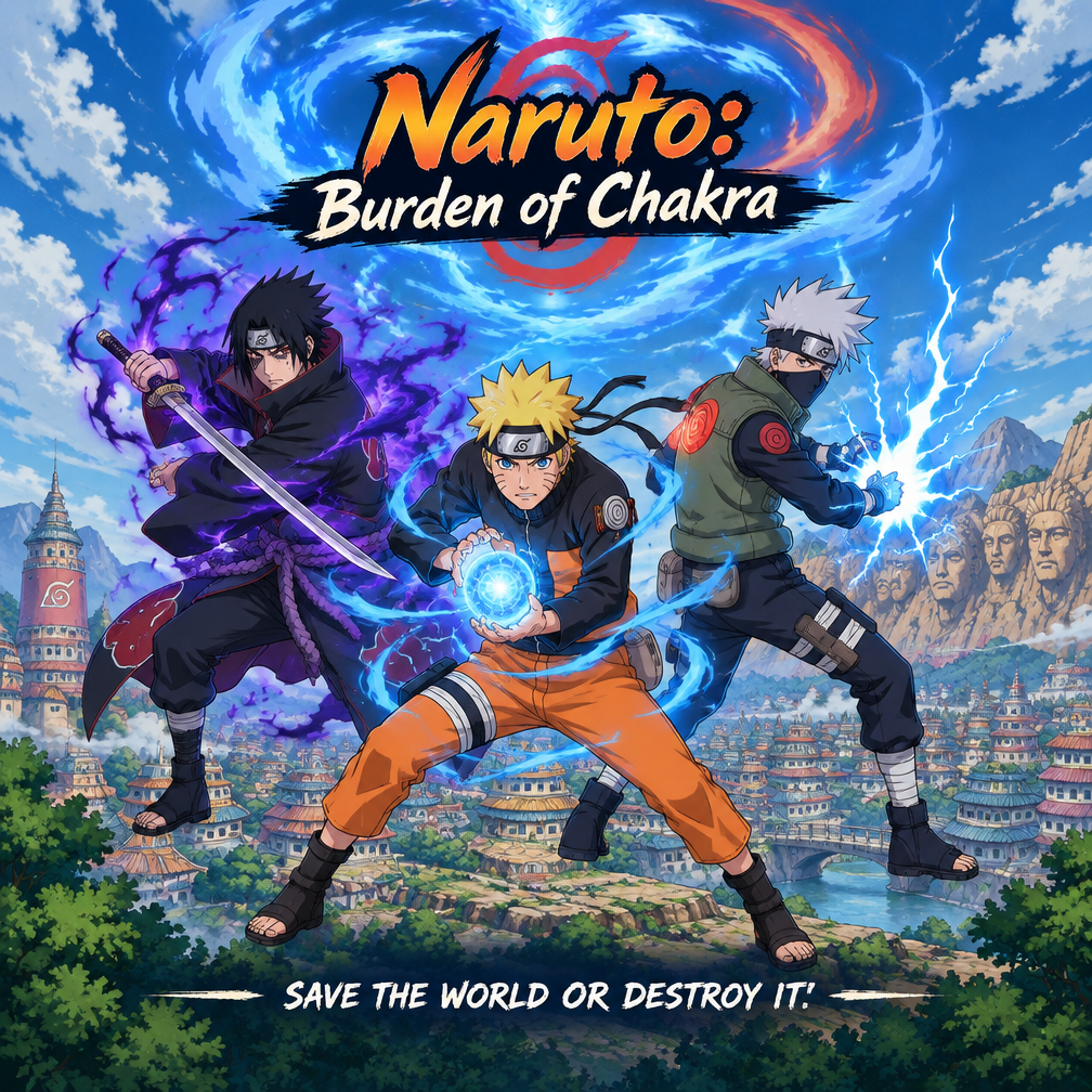 Cover art for Naruto: Burden of Chakra, a multiplayer world on Voyage