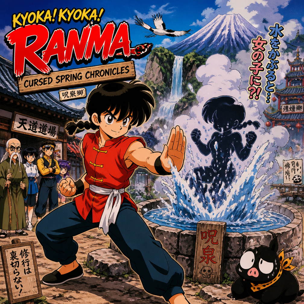 Cover art for Ranma 1/2 Gender Twist Alpha, a martial-arts world on Voyage