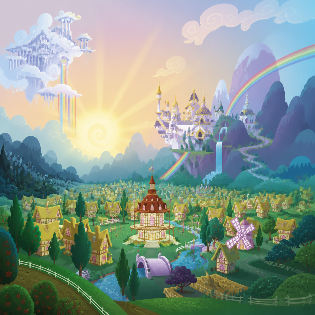 Cover art for The Magical World of Equestria, a friendship world on Voyage