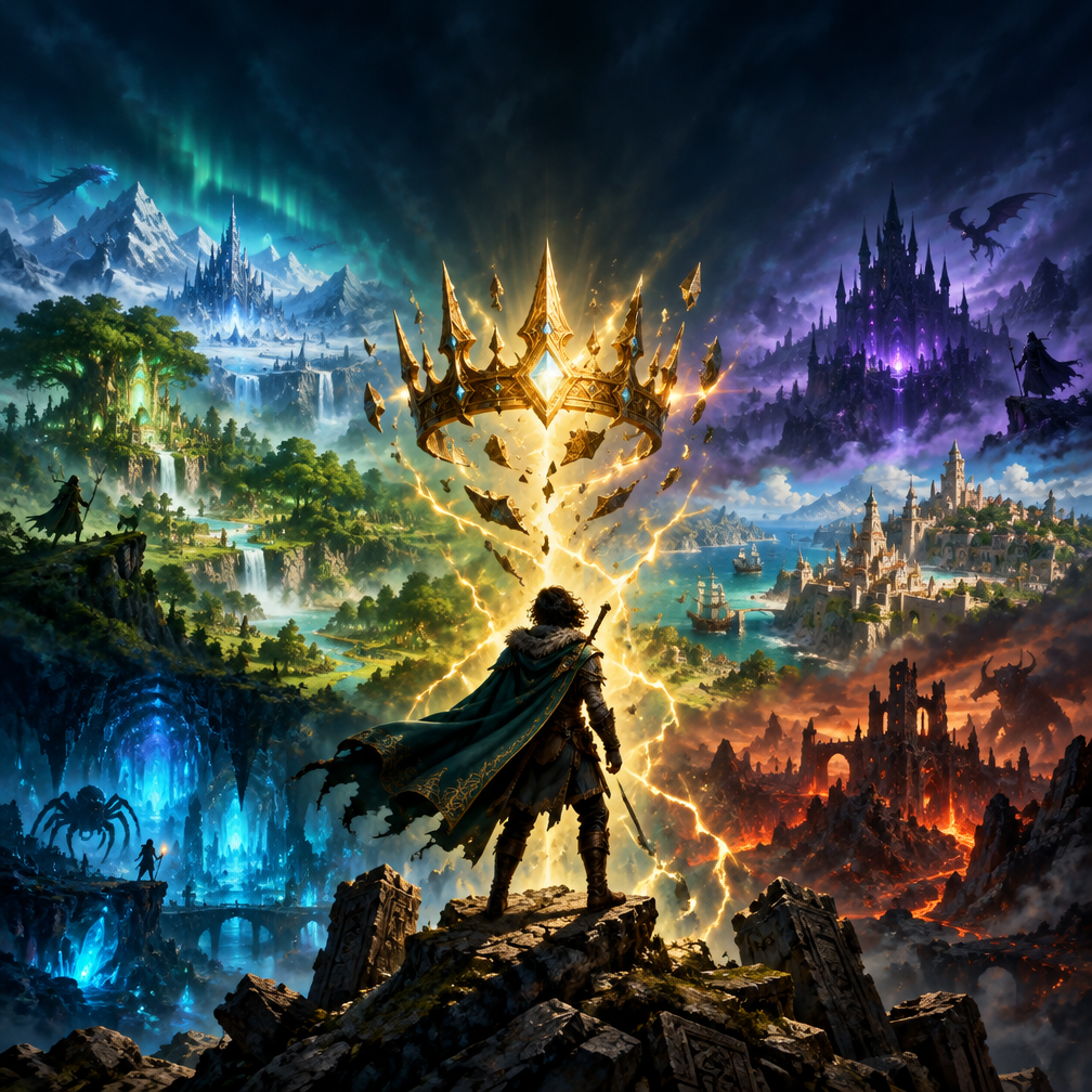 Cover art for Veilbound RPG World, a dark fantasy world on Voyage
