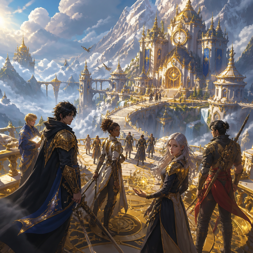 Cover art for Aureline Citadel: The Titanbound, a fantasy academy world on Voyage