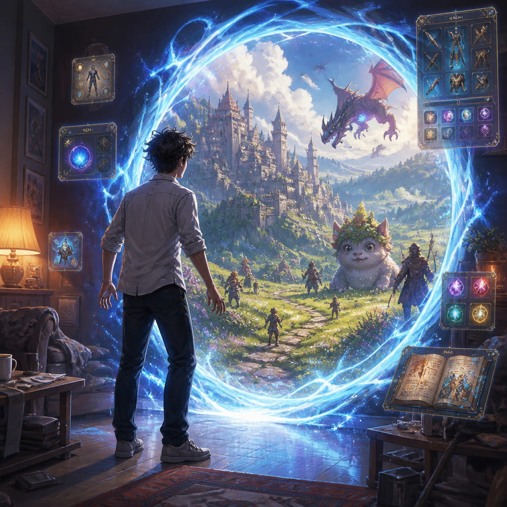 Cover art for The Unregistered Hero, a high fantasy world on Voyage