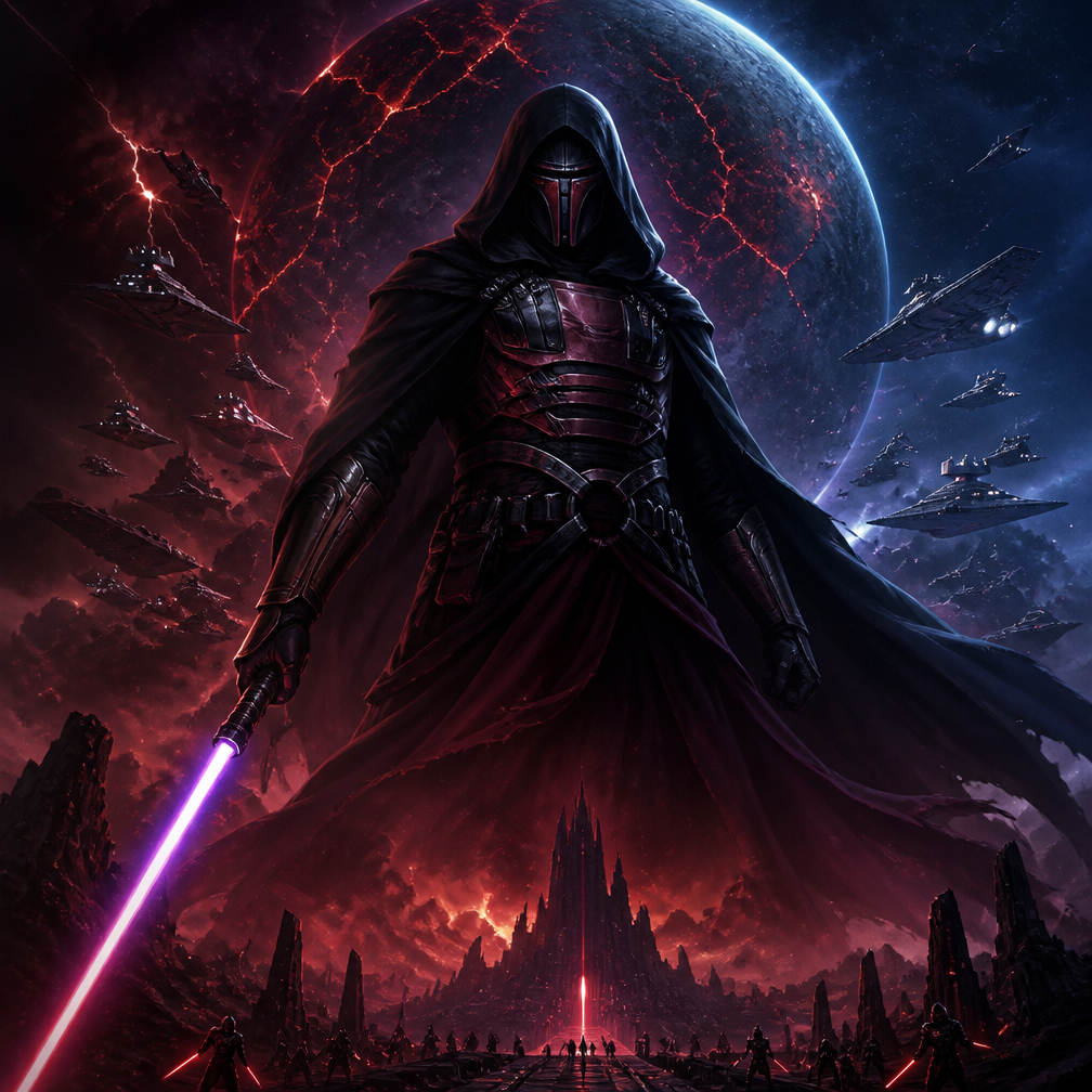 Cover art for Clone Wars: Shadows of the Force, a star wars world on Voyage
