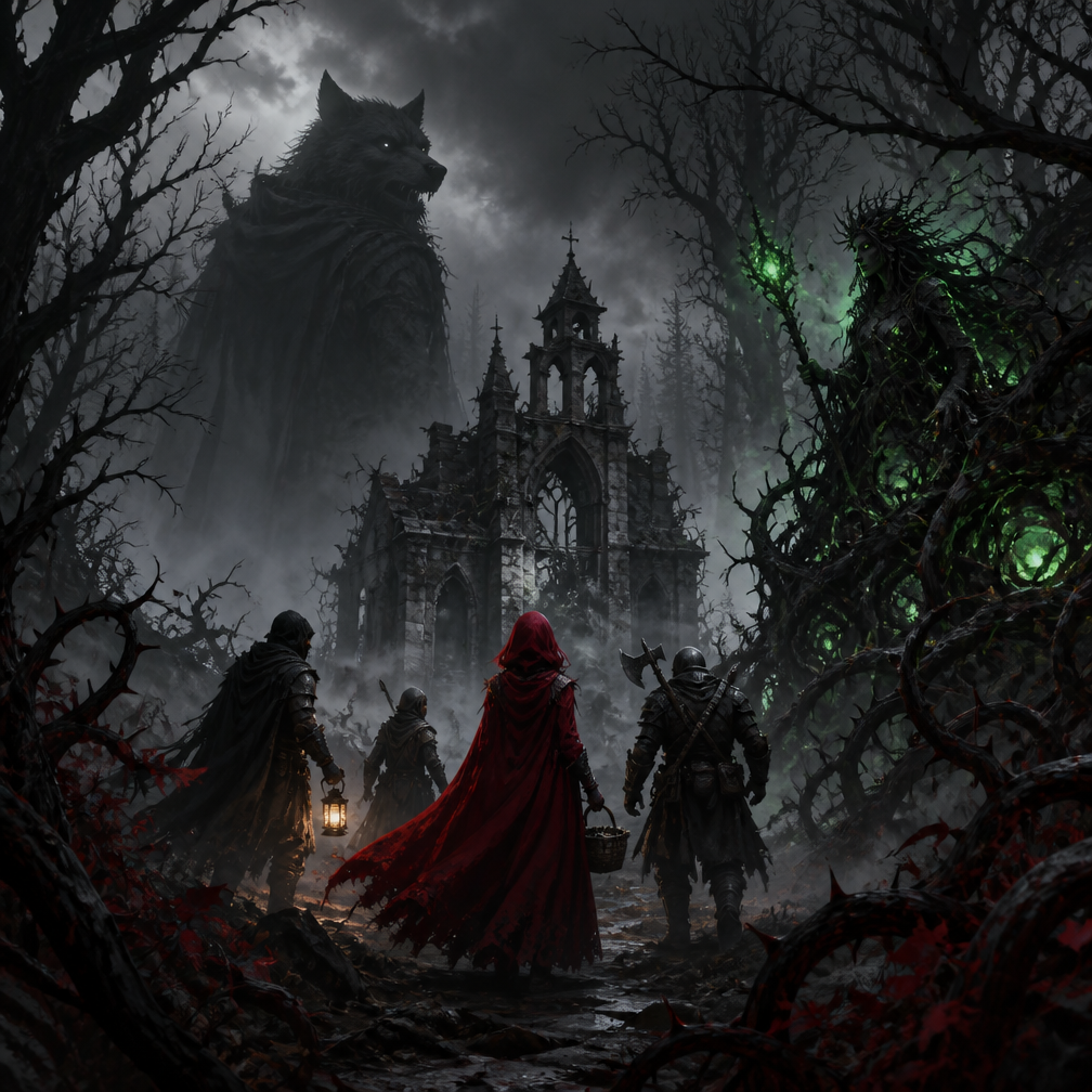 Cover art for The Ashen Kingdom, a fairy tale world on Voyage