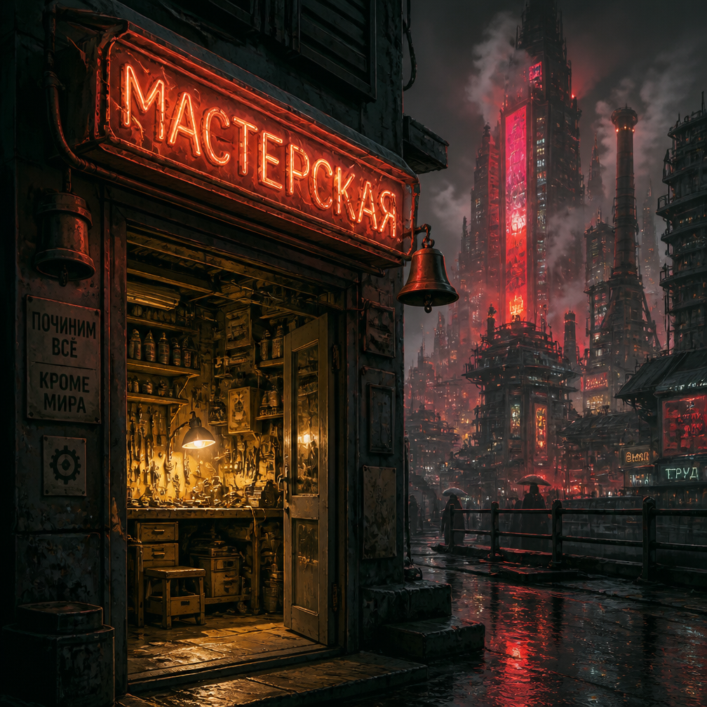 Cover art for Офис Лили, a антиутопия world on Voyage