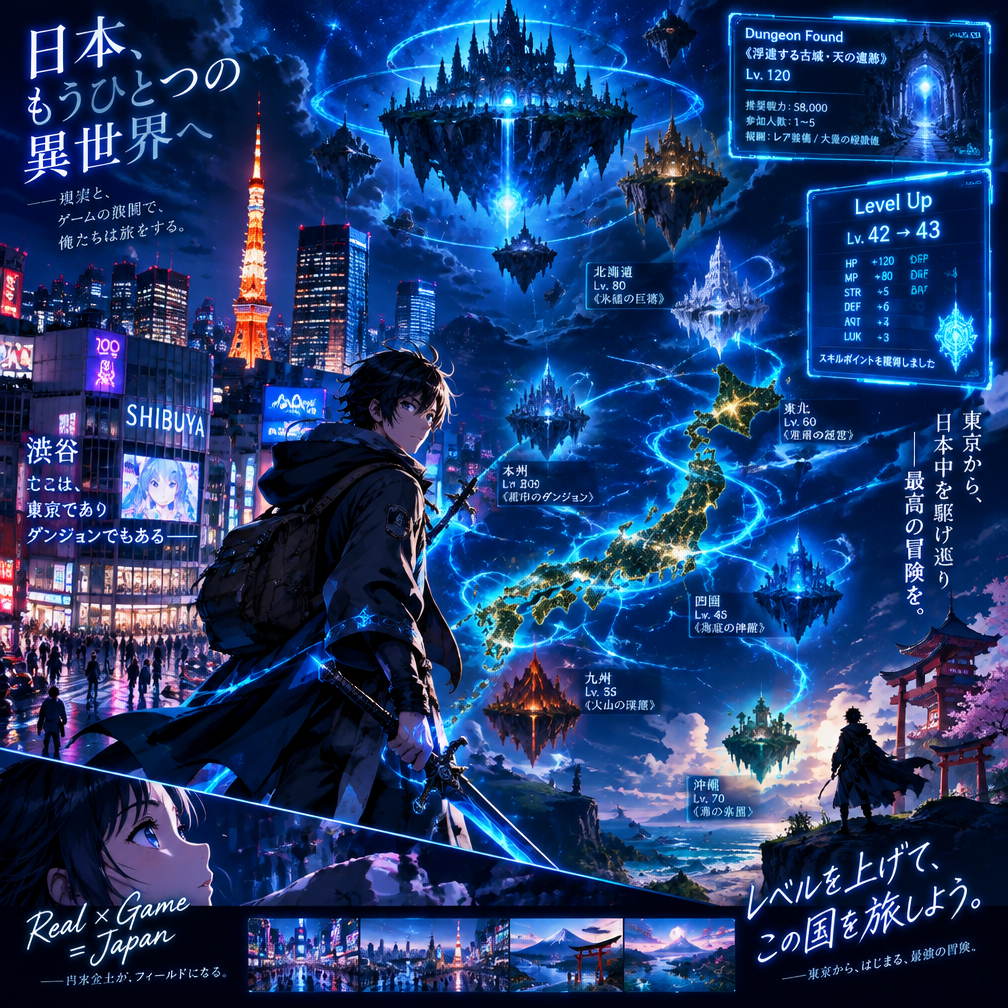 Cover art for Japan After the Awakening: Rise of the Goddess's System, a modern world on Voyage