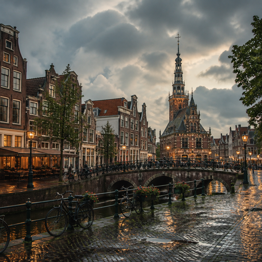 Cover art for Alkmaar: Canals of the Cheese City, a netherlands world on Voyage