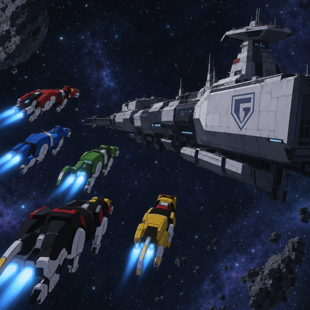 Cover art for Voltron: Beyond the Garrison on AI Dungeon