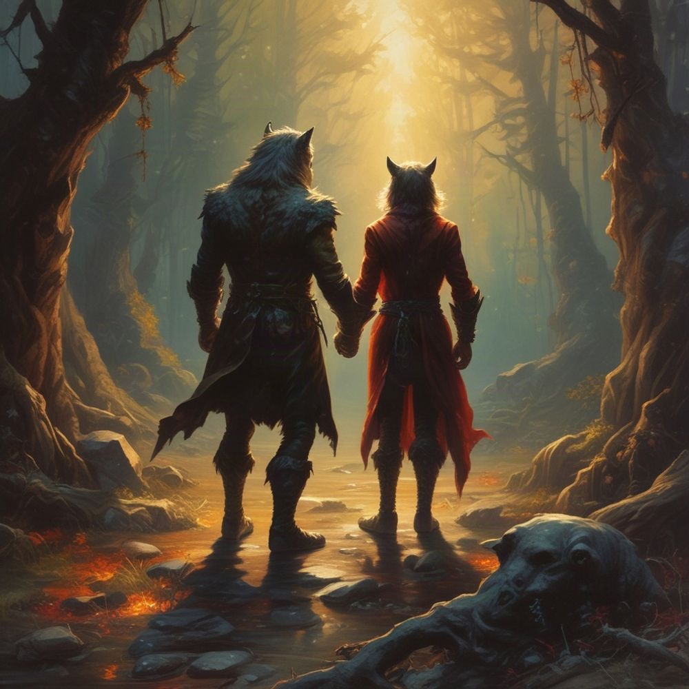 Cover art for Your adopted., a fantasy scenario on AI Dungeon