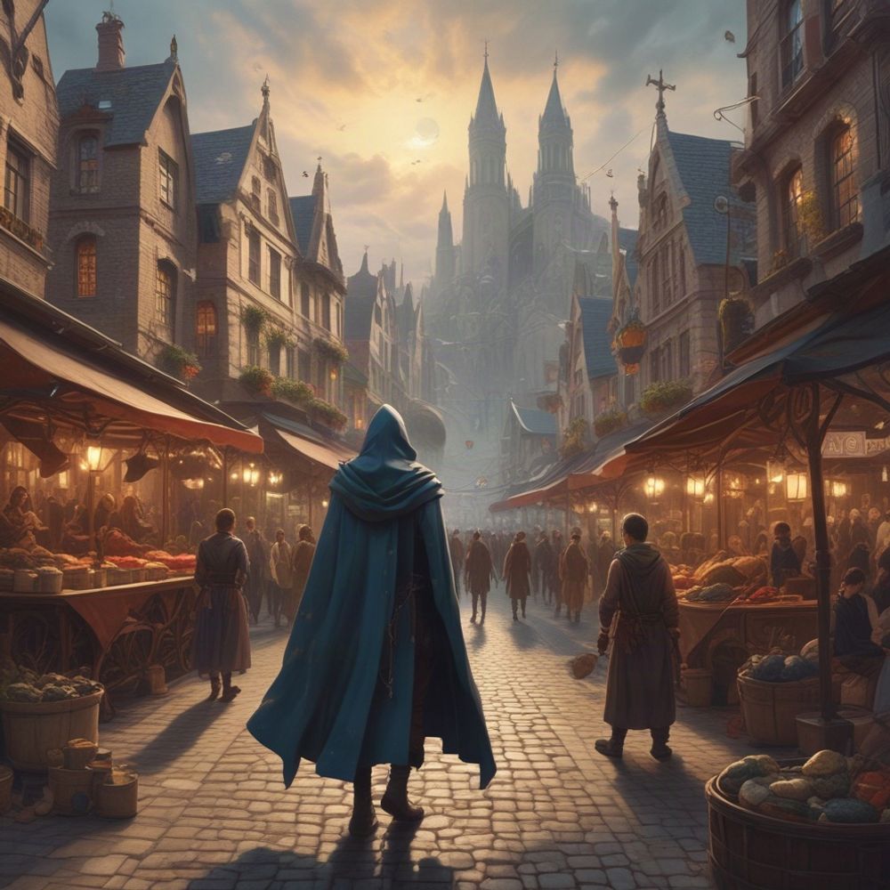 Cover art for Tanaris Crossing, a fantasy scenario on AI Dungeon