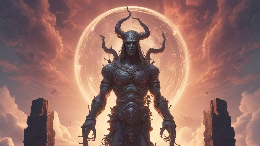 Cover art for The Forgotten Deity, a magic scenario on AI Dungeon