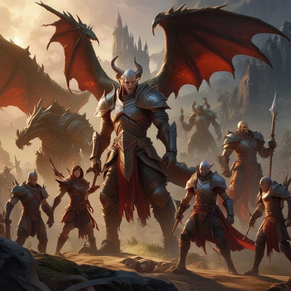 Cover art for Dragon age Requiem, a dragon age scenario on AI Dungeon