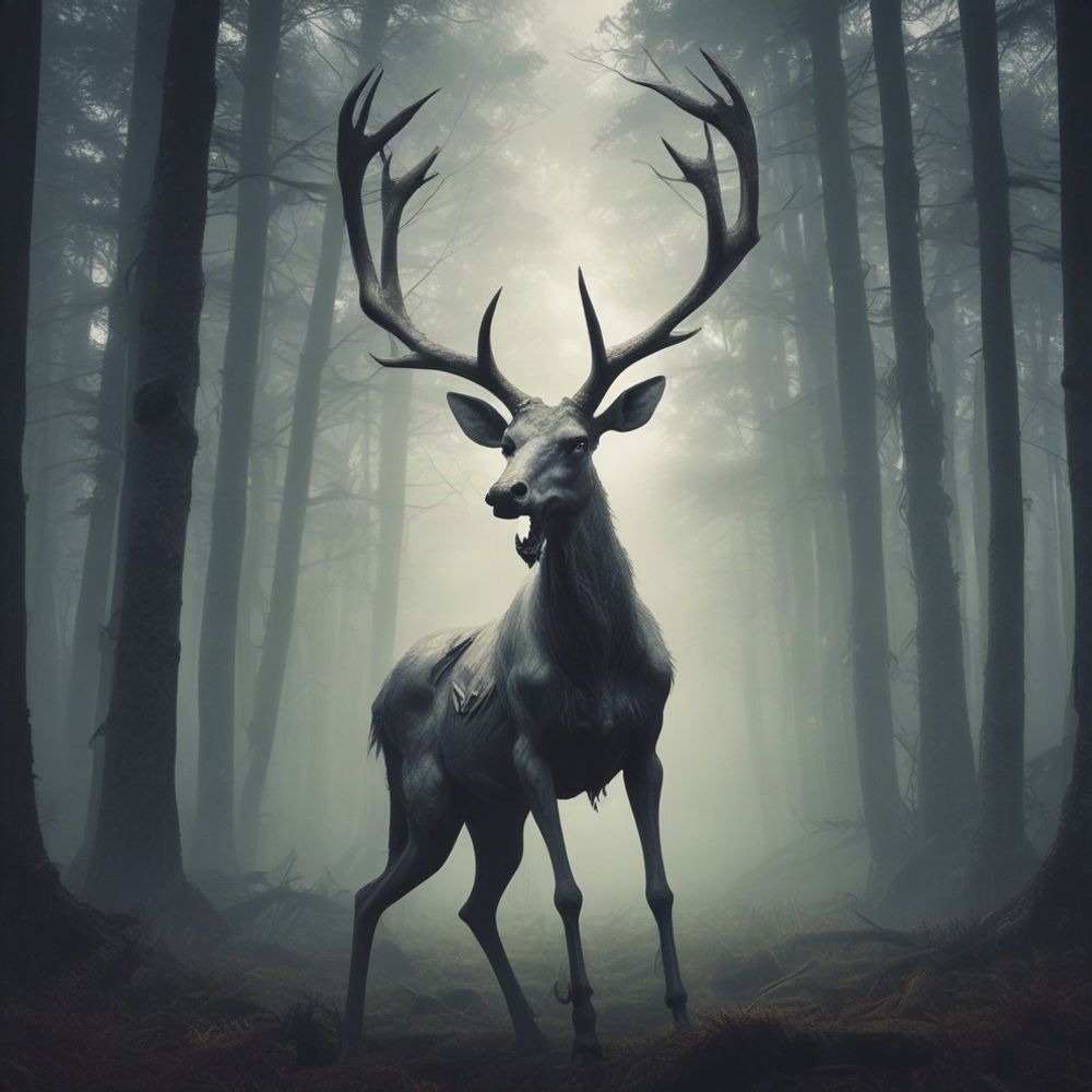 Cover art for Crypteds: A Wendigo's Wild Tale, a cryptids scenario on AI Dungeon