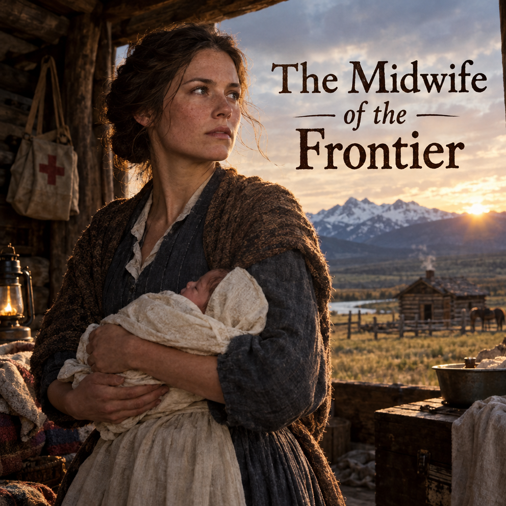 Cover art for The Midwife of the Frontier, a medicine scenario on AI Dungeon