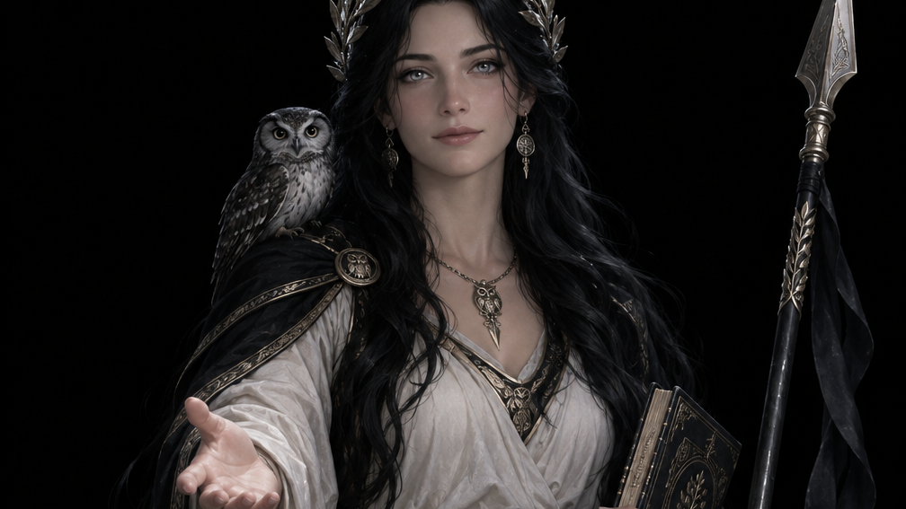 Cover art for Goddess of Hypotheticals, a goddess scenario on AI Dungeon