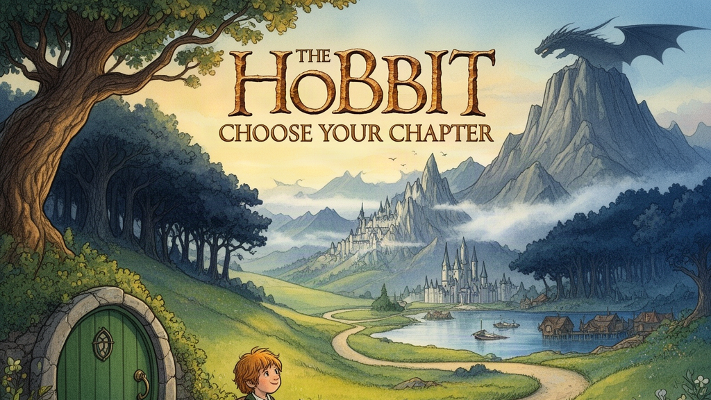 Cover art for The Hobbit: Choose Your Chapter, a fantasy scenario on AI Dungeon