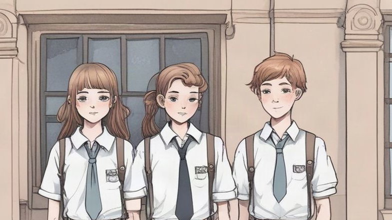 Cover art for High school drama, a romance scenario on AI Dungeon