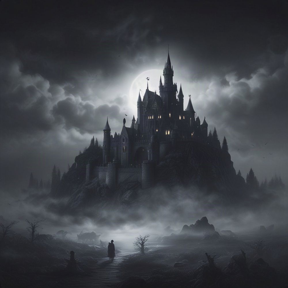 Cover art for The Hollow Keep, a magic scenario on AI Dungeon