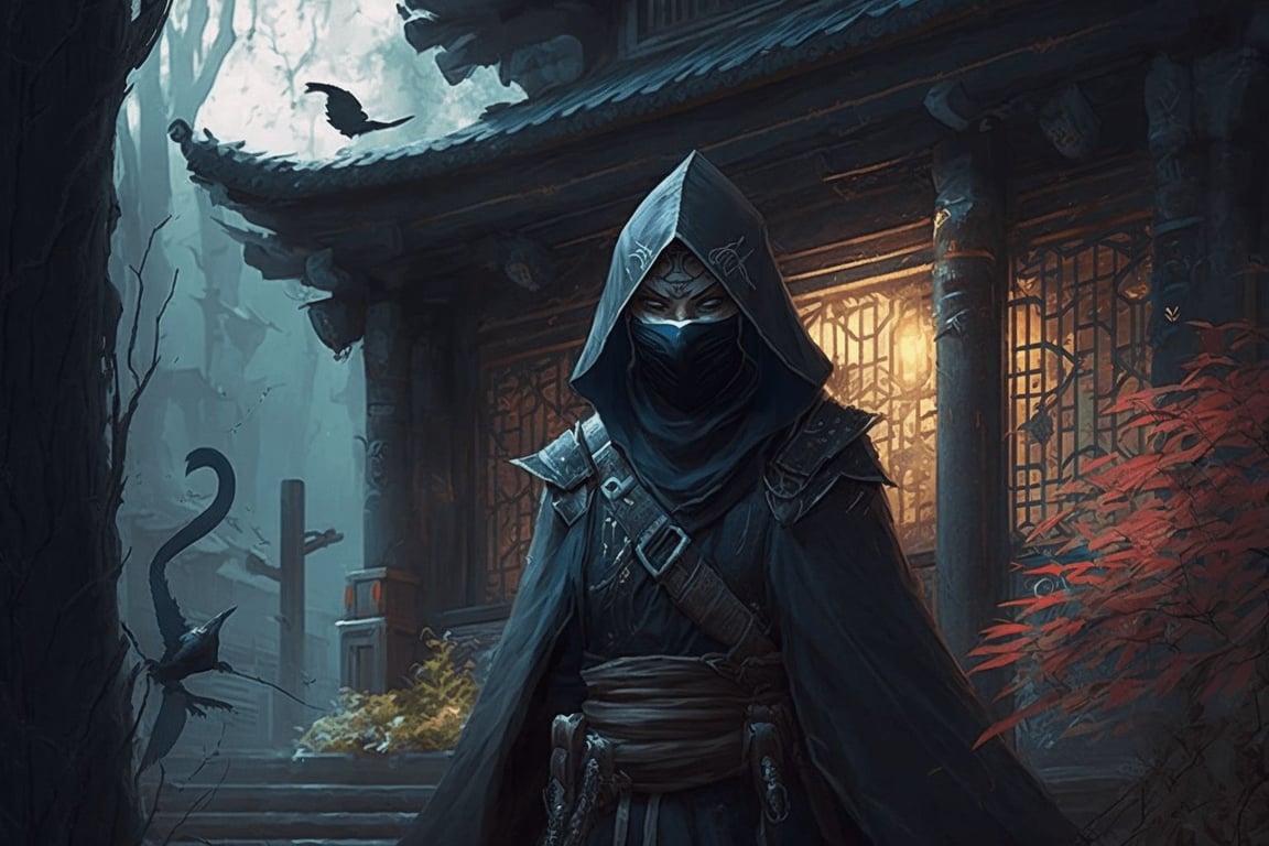 Cover art for The broken samurai , a samurai actoin adventure on AI Dungeon