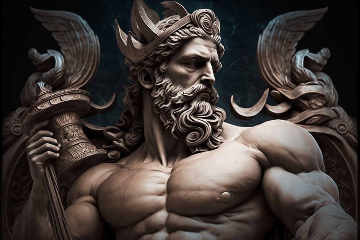 Cover art for Olympus Next Door, a greek mythology scenario on AI Dungeon