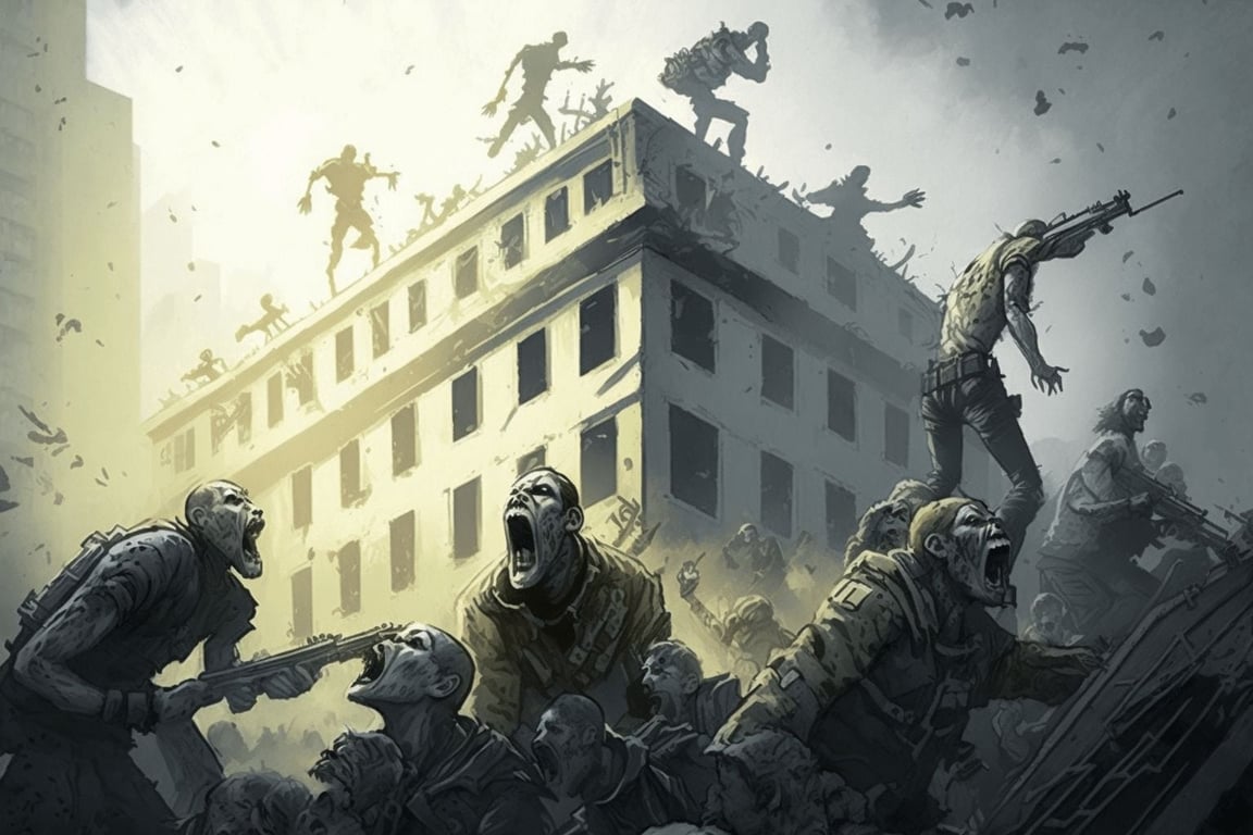 Cover art for Apocalypse Augmented, a zombies adventure on AI Dungeon