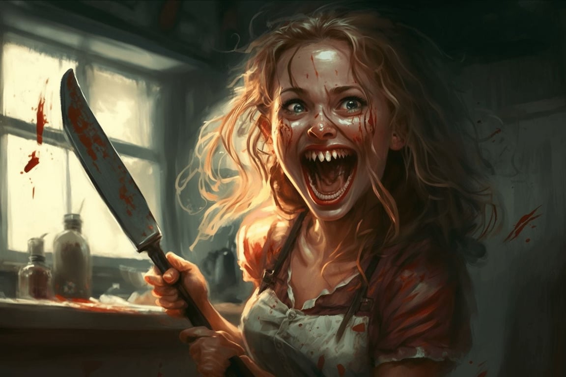 Cover art for Welcome to McMayhem’s, an action scenario on AI Dungeon