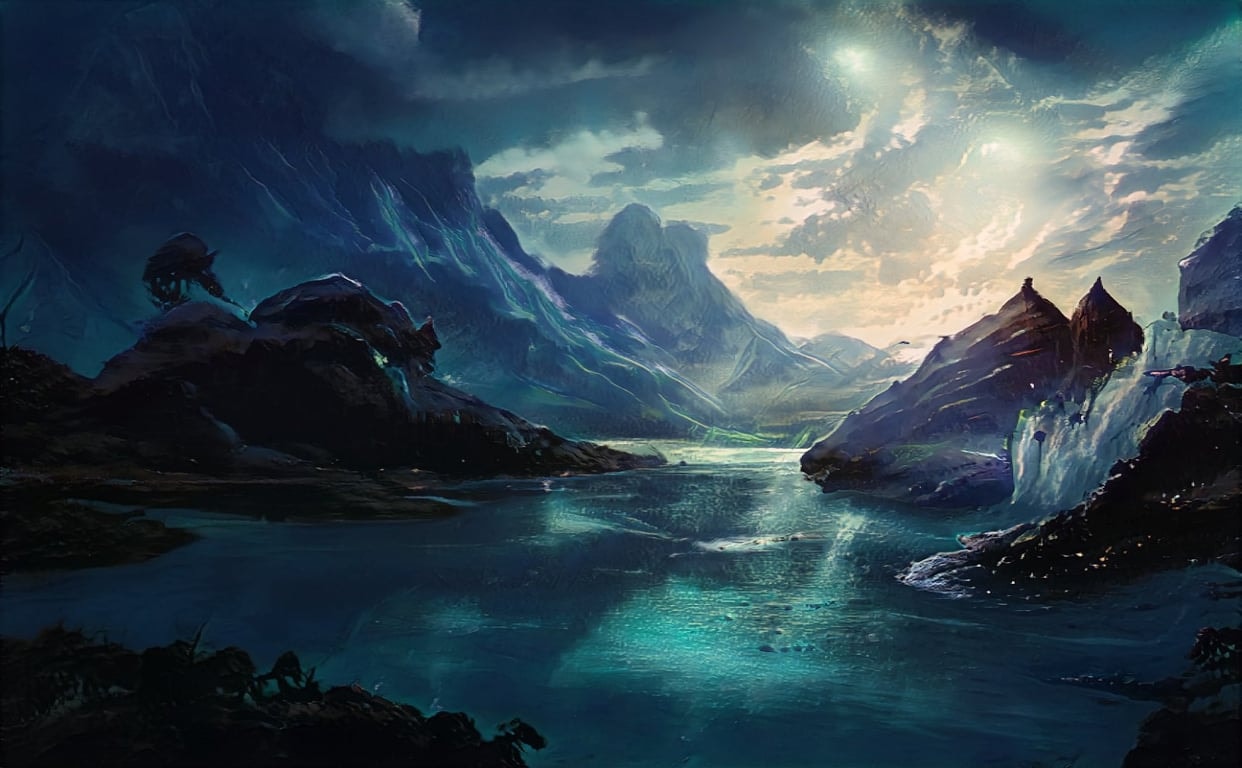 Cover art for Crystallatopia, a dragons scenario on AI Dungeon