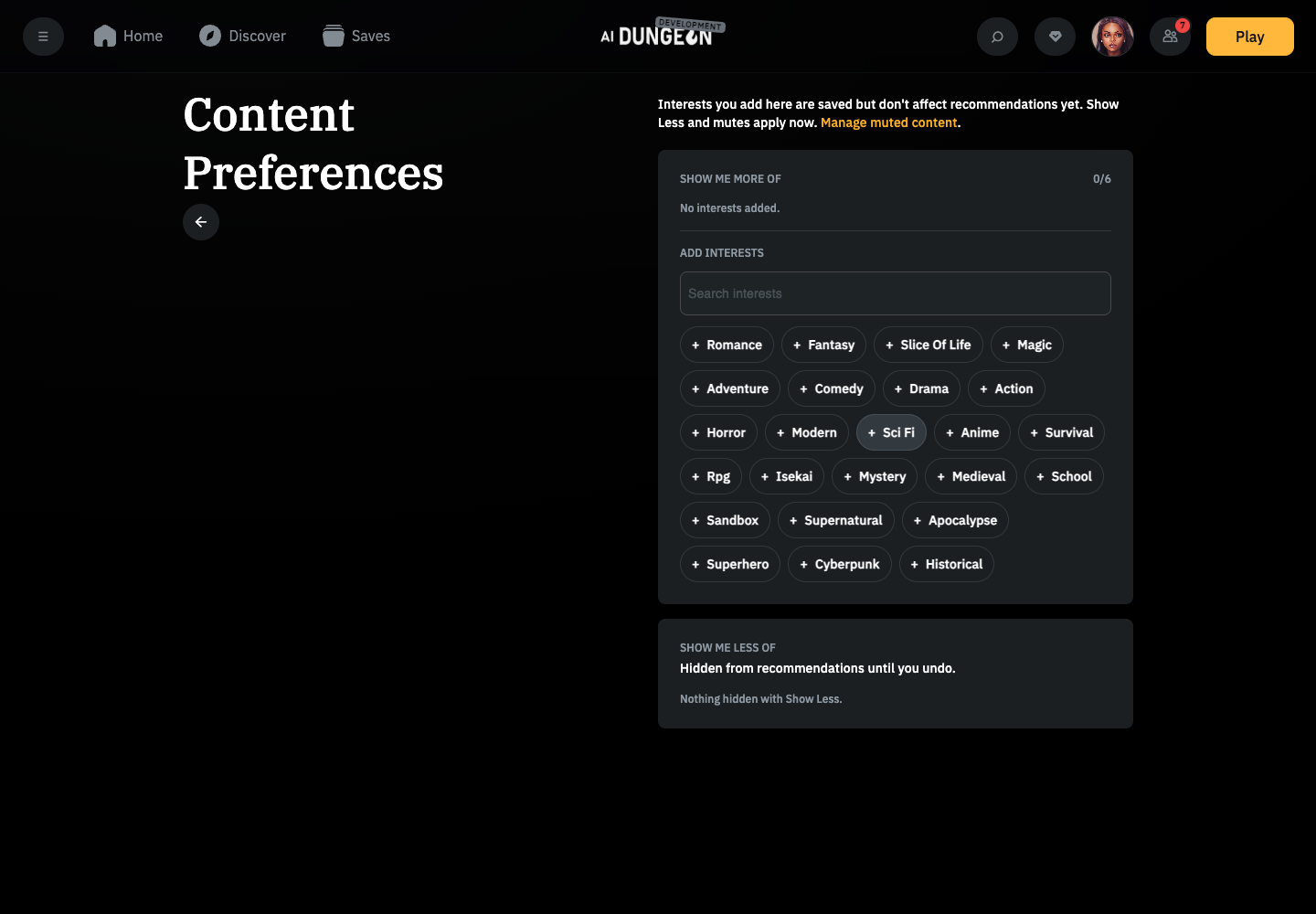 Content Preferences and Muted Content artwork
