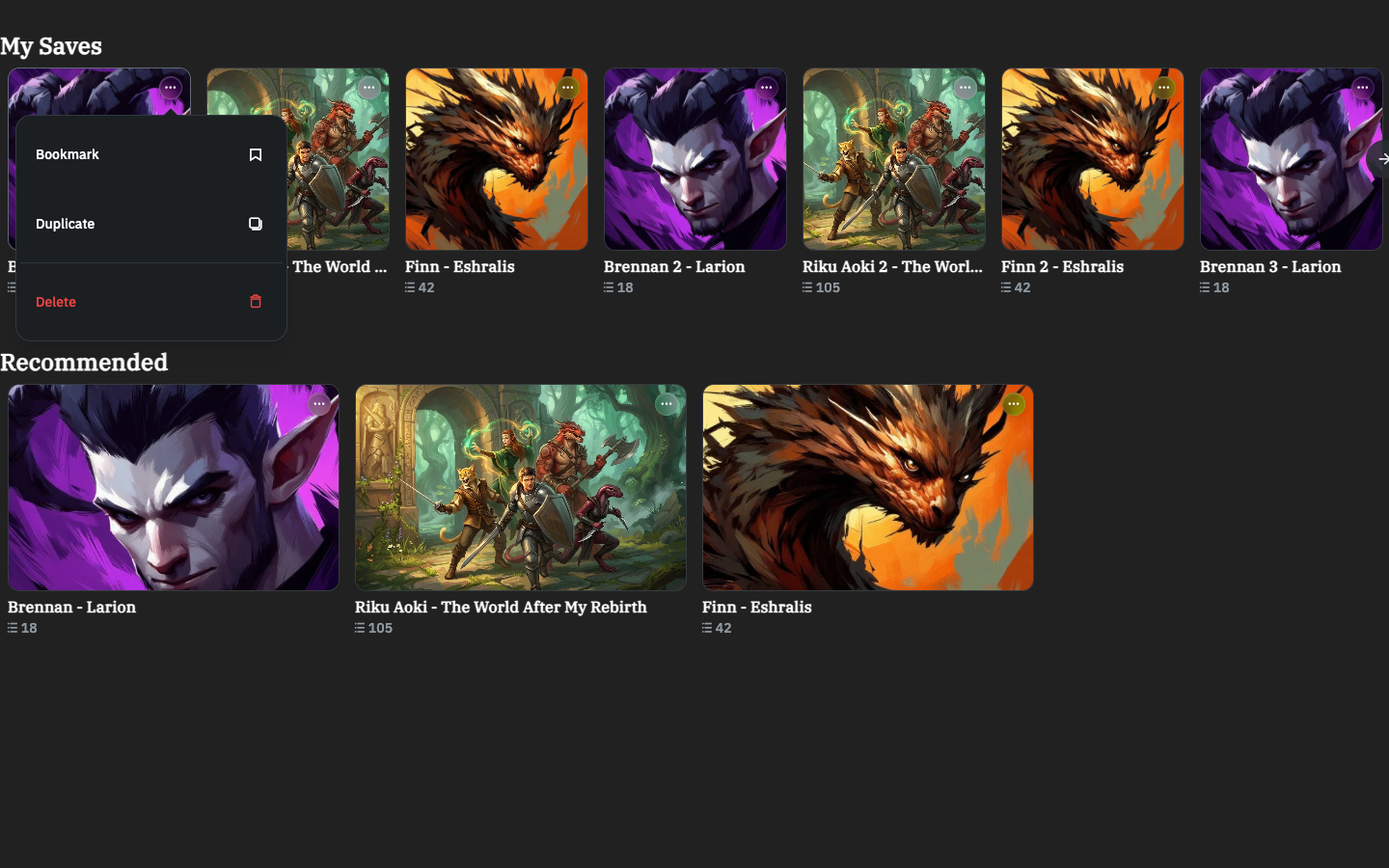 Duplicate Active Saves artwork